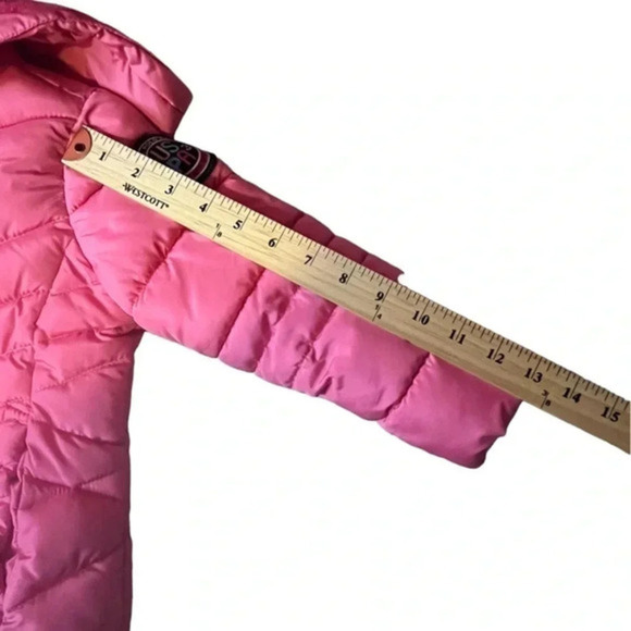 U.S. Polo Association Toddler Barbie Pink Hooded Puffer Jacket Size 3T - Picture 5 of 9